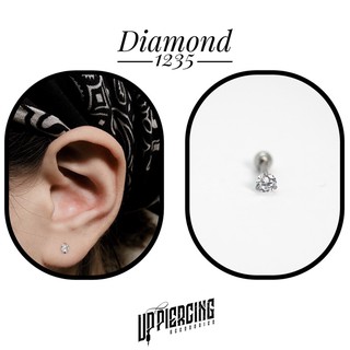 Khuyên tai nụ đá trắng ( giá 1 chiếc)