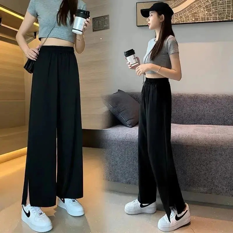 Quần Nữ Ống Rộng Xẻ Tà Size Lớn 40-150KG C8971