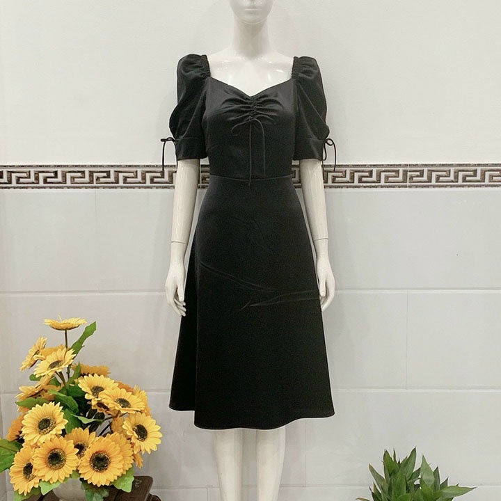 Đầm xòe dự tiệc hàng thiết kế FREESIZE cho nữ từ 45-60kg