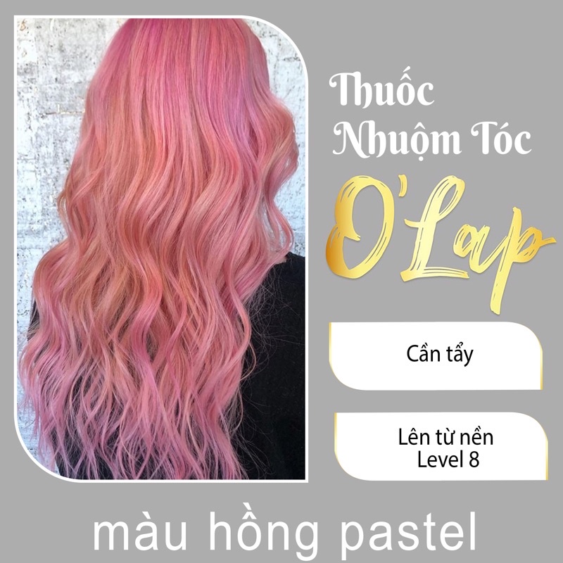 Thuốc nhuộm tóc hồng pastel giá rẻ tại nhà chính hãng OLAP OL29