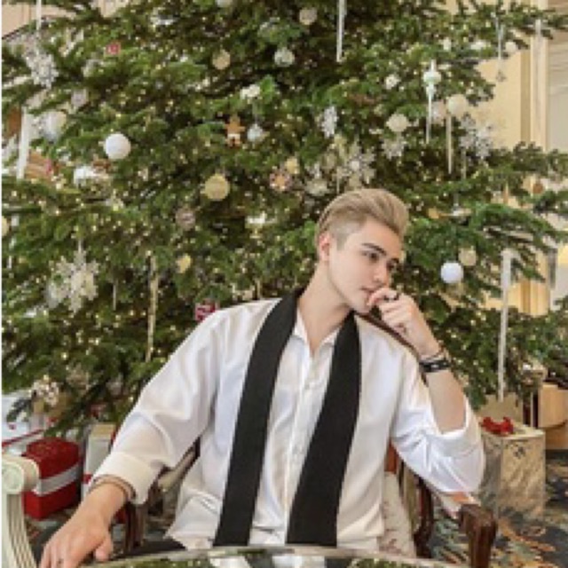 ÁO CỘT DÂY PRINCE PHỐI TWEED ĐEN “K honista”