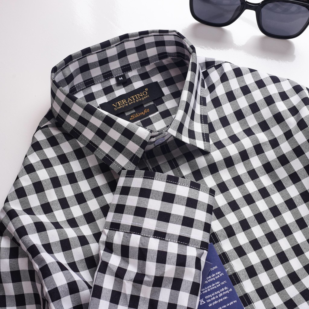 Áo sơ mi nam dài tay gấp hộp Kẻ Ca Rô Vuông cao cấp, chất vải cotton mịn phong cách công sở(SMKV) | BigBuy360 - bigbuy360.vn