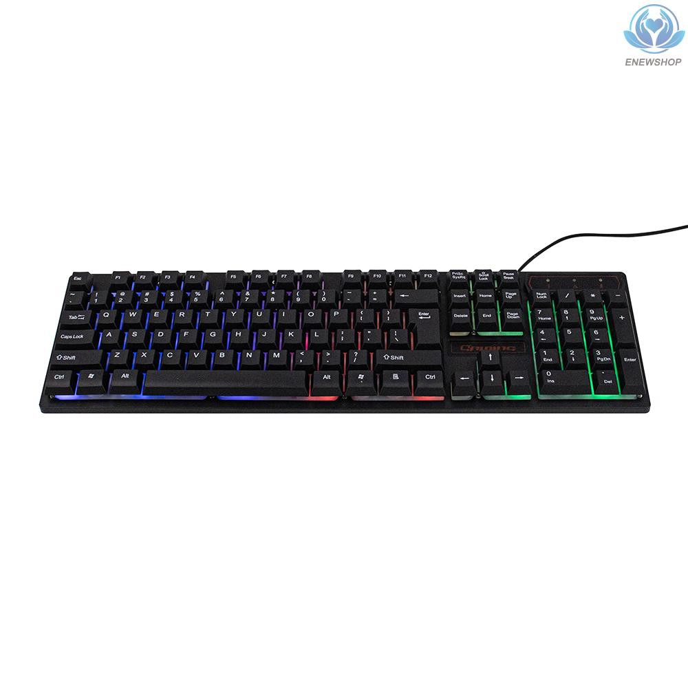 Bàn Phím Chơi Game Kr-6300 104 Phím Có Đèn Nền Đen