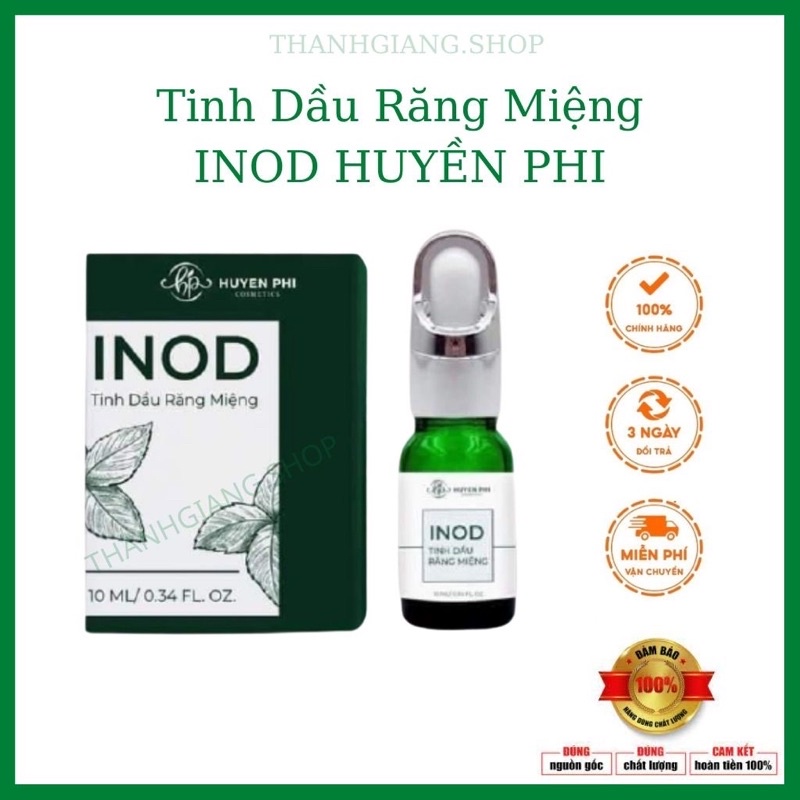 Tinh dầu hôi miệng Inod Huyền Phi, giảm nhiệt miệng, viêm lợi, sâu răng,...