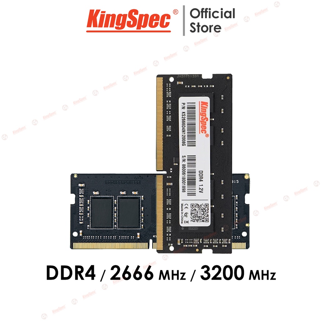 RAM Laptop KingSpec 4GB / 8GB DDR4 2666MHz / 3200MHz | KSN Series Hàng Chính Hãng