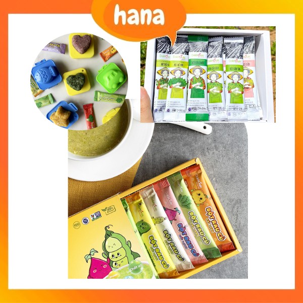Bột rau củ cho bé ăn dặm sấy lạnh Dalathouse gói lẻ 3 gram
