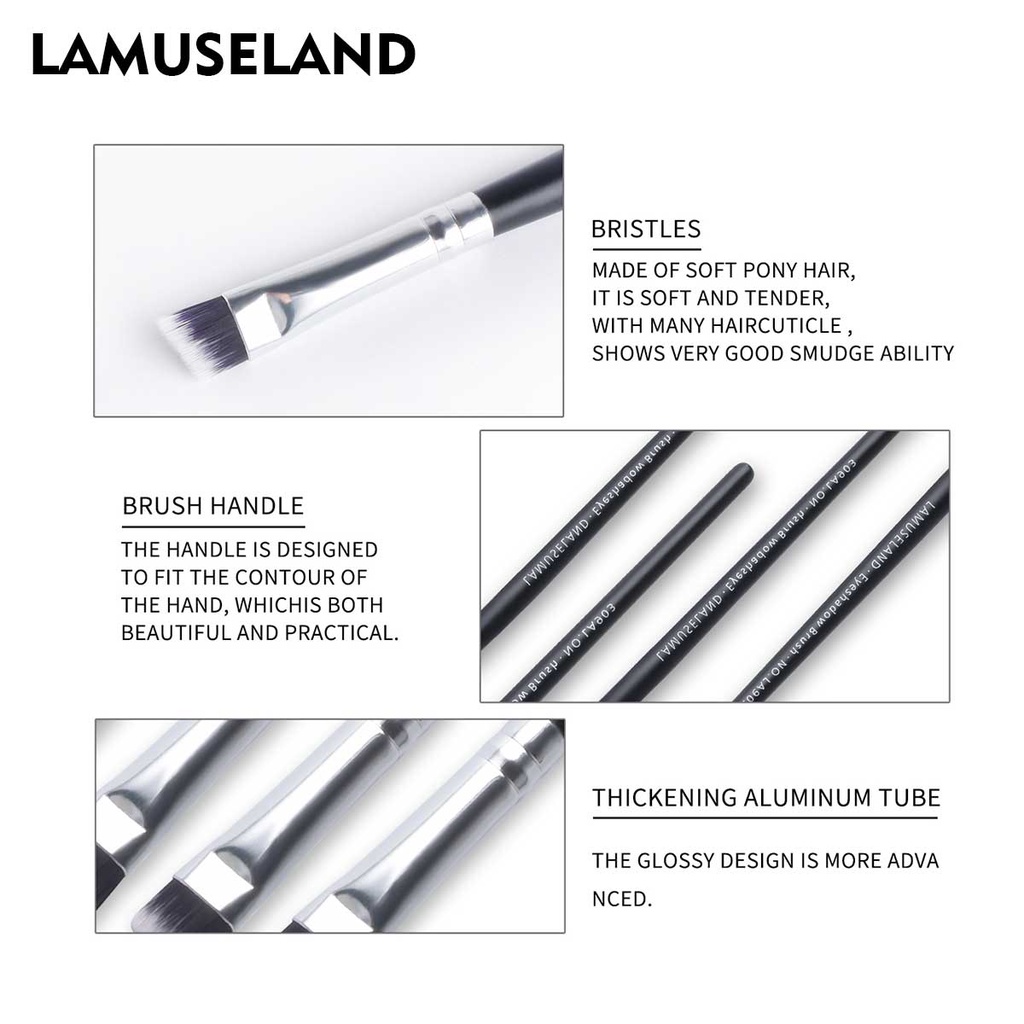 Cọ trang điểm đầu mút LAMUSELAND SANDEPIN C206 6g