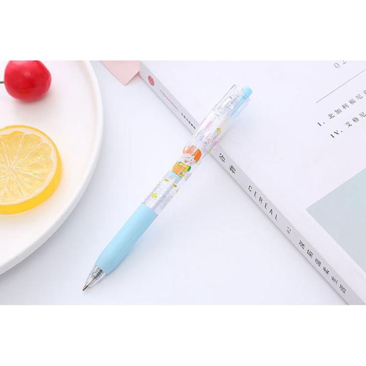 Bút Gel Bấm Tuổi Thơ Tinh Nghịch Mực Đen 0,5mm H154