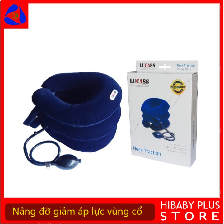 Đai hơi cổ Lucass NC-9 hỗ trợ đ.i.ề.u t.r.ị đau mỏi thoát vị cổ
