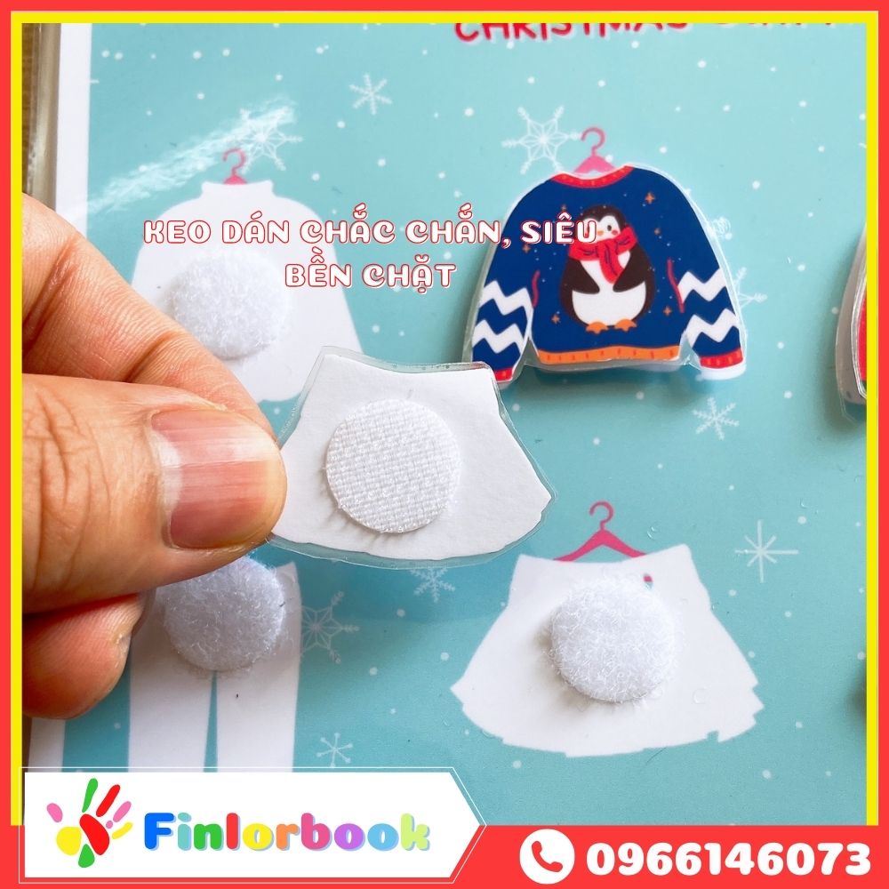 Học liệu bóc dán thay đồ búp bê cho bé gái