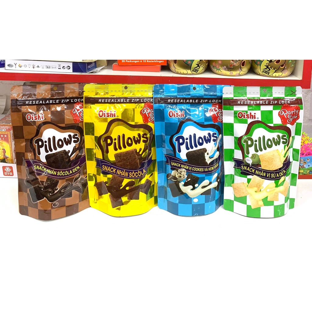 Snack Pillows Oishi nhiều vị gói 95g