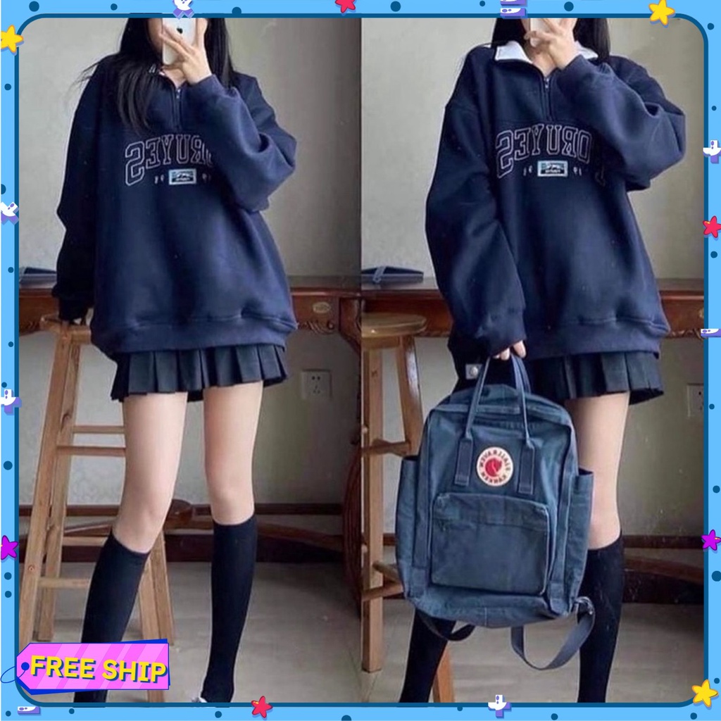 Áo khoác sweater nỉ nam nữ form rộng unisex dài tay For Pinktop 12, Áo Hoodie nam nữ chất đẹp