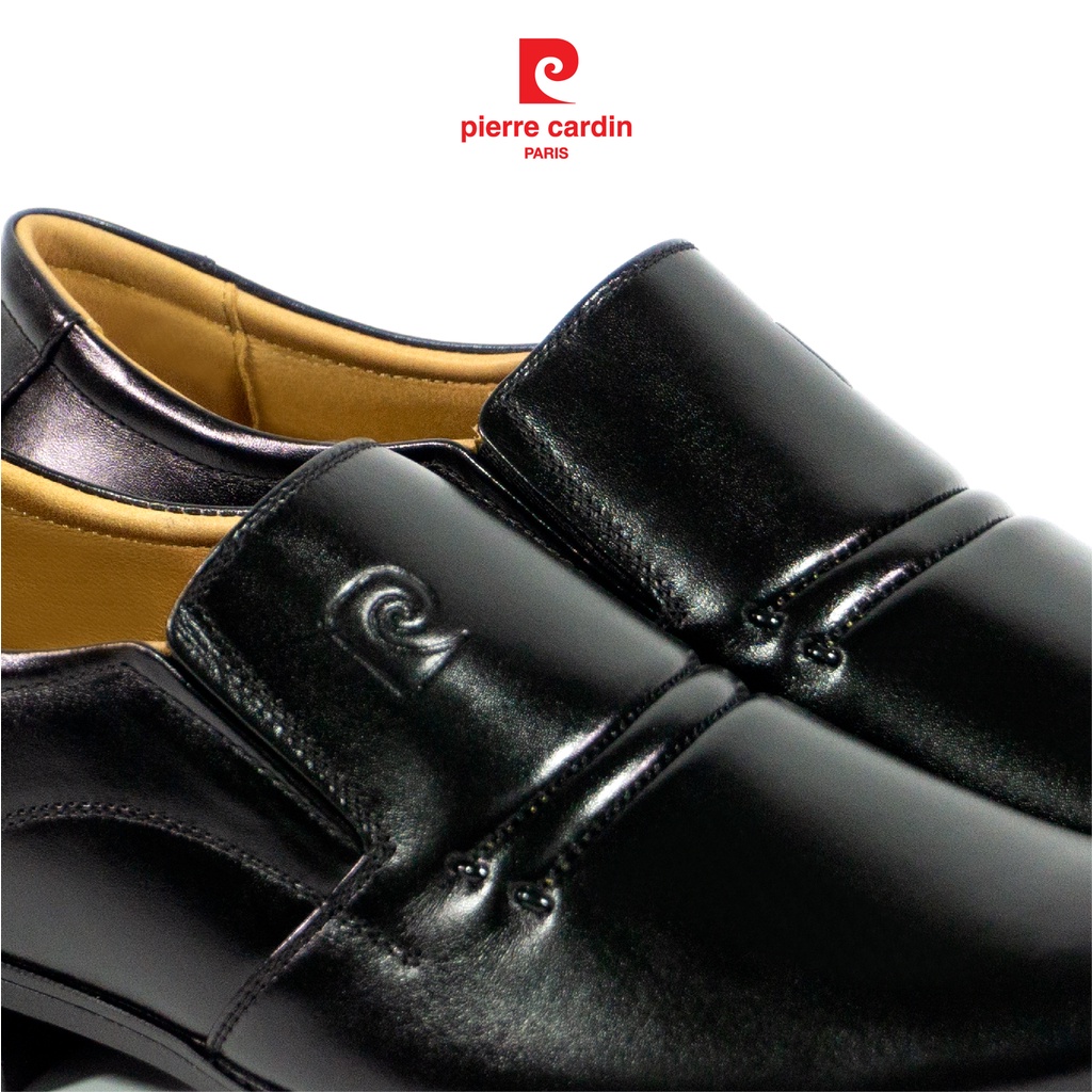Giày tây nam không dây Pierre Cardin, đế cao su chống trượt, chất liệu da thật cao câp  - PCMFWLG 764