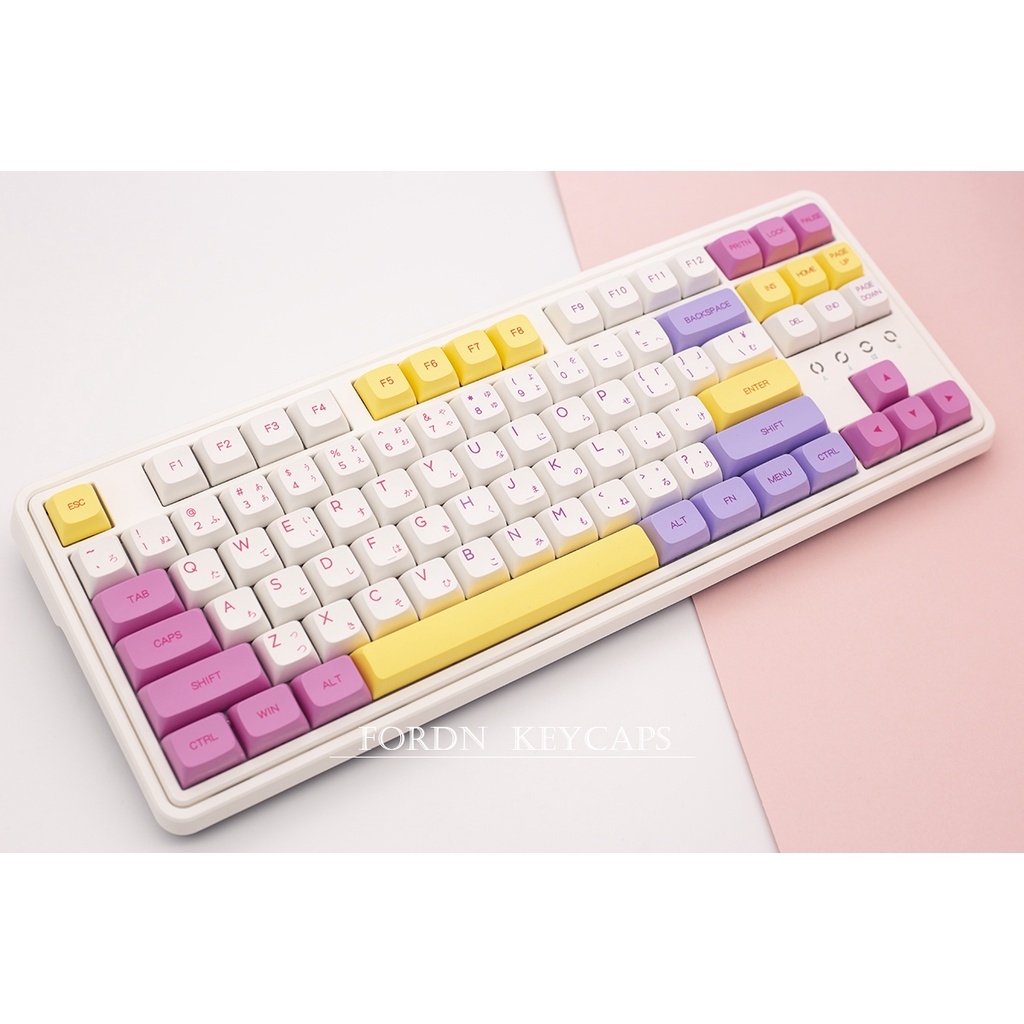 Nắp Phím Bấm Điều Chỉnh Được Nhiều Màu Sắc Dễ Thương Dành Cho Bàn Phím Cơ xda 61/87/96/98/84/68/64/100 RK Ik Redragon