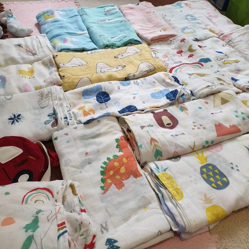 ❤️Hộp 2 khăn Aden sợi tre cao cấp💖siêu mềm mịn❤️1.1m*1.1m