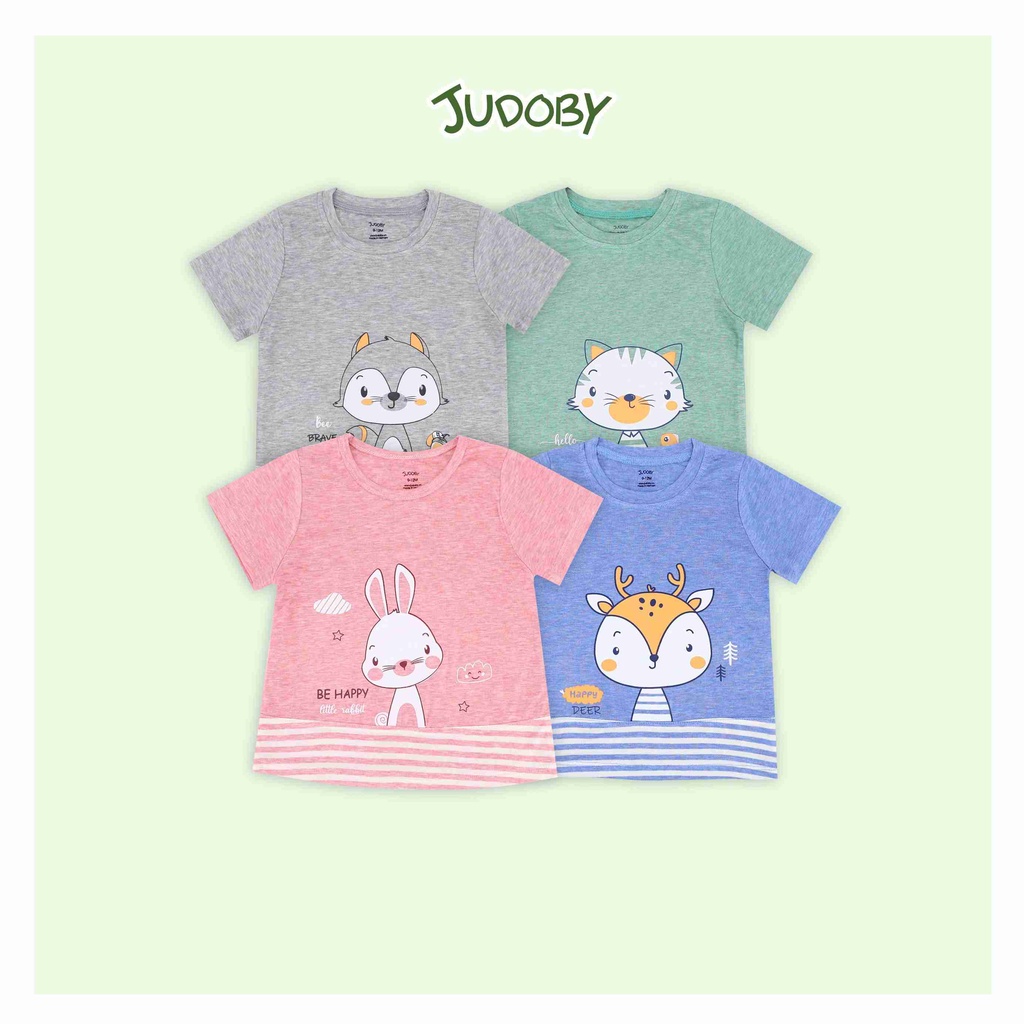 JB475A Áo cổ tròn cộc tay Judoby (9-36M)