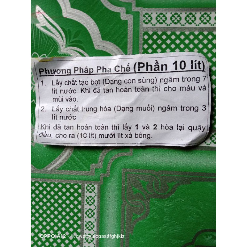 Nước rửa chén tự pha