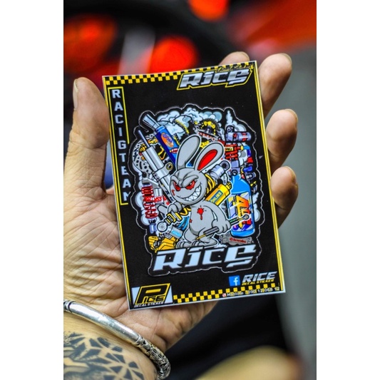 Tem Rice Sticker Ranbit Thỏ