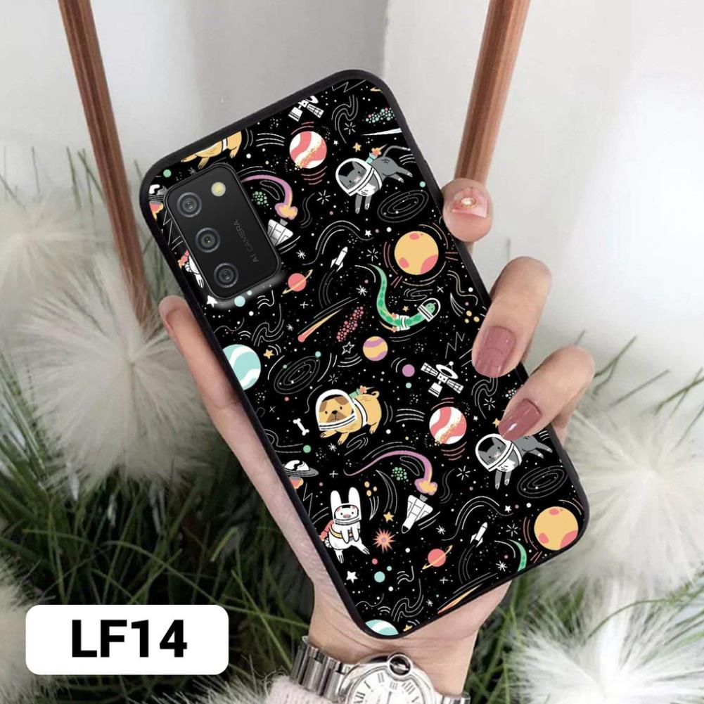 Ốp lưng Samsung A02S - A03S - A21S - A31 -  M21 - M30S - A31 mặt lưng ép kính chống bể hình ngân hà vũ trụ đẹp siêu bền