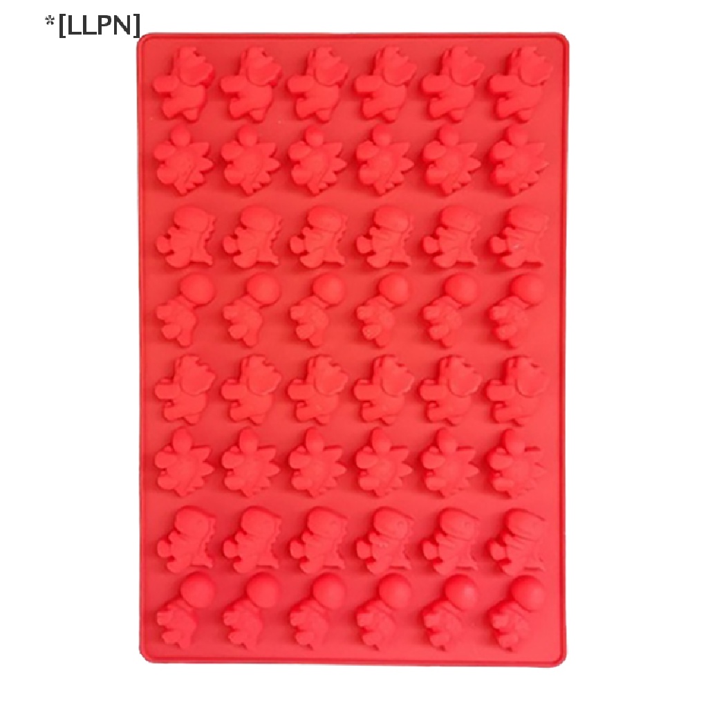Khuôn Silicon Mềm Làm Đá / Sô Cô La / Kẹo Hình Khủng Long 48 Lỗ