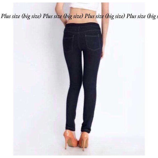 (BIGSIZE) LEGGING GIẢ JEAN'S Thun 2 da dầy dặn size 3XL,4XL,5XL,6XL | BigBuy360 - bigbuy360.vn