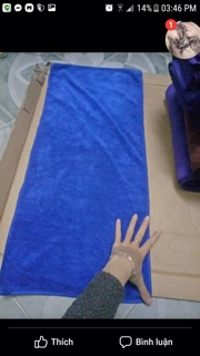 KHĂN LAU OTO MICROFIBER 35x75CM