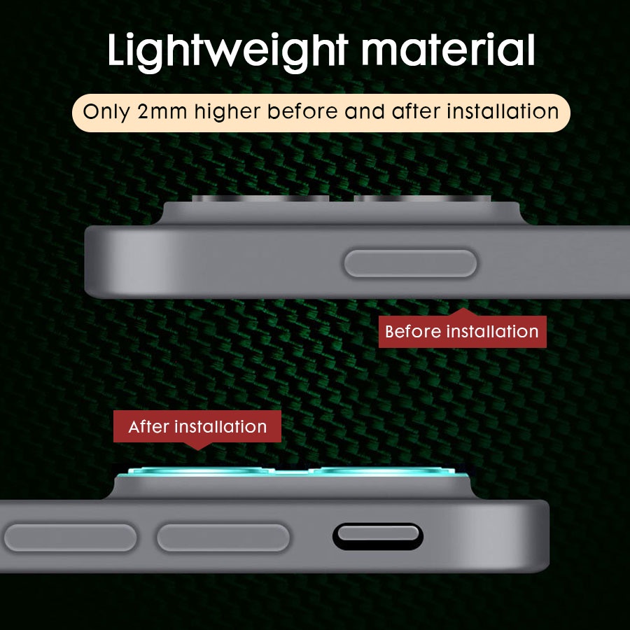 Kính cường lực camera dành bảo vệ camera cho iPhone 15 14 13 12 11 Pro XS Max Mini XR X 6 S 7 8 Plus SE
