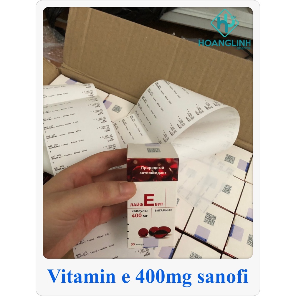 Vitamin E đỏ 400mg Zentiva lọ thủy tinh 30 viên | Thế Giới Skin Care