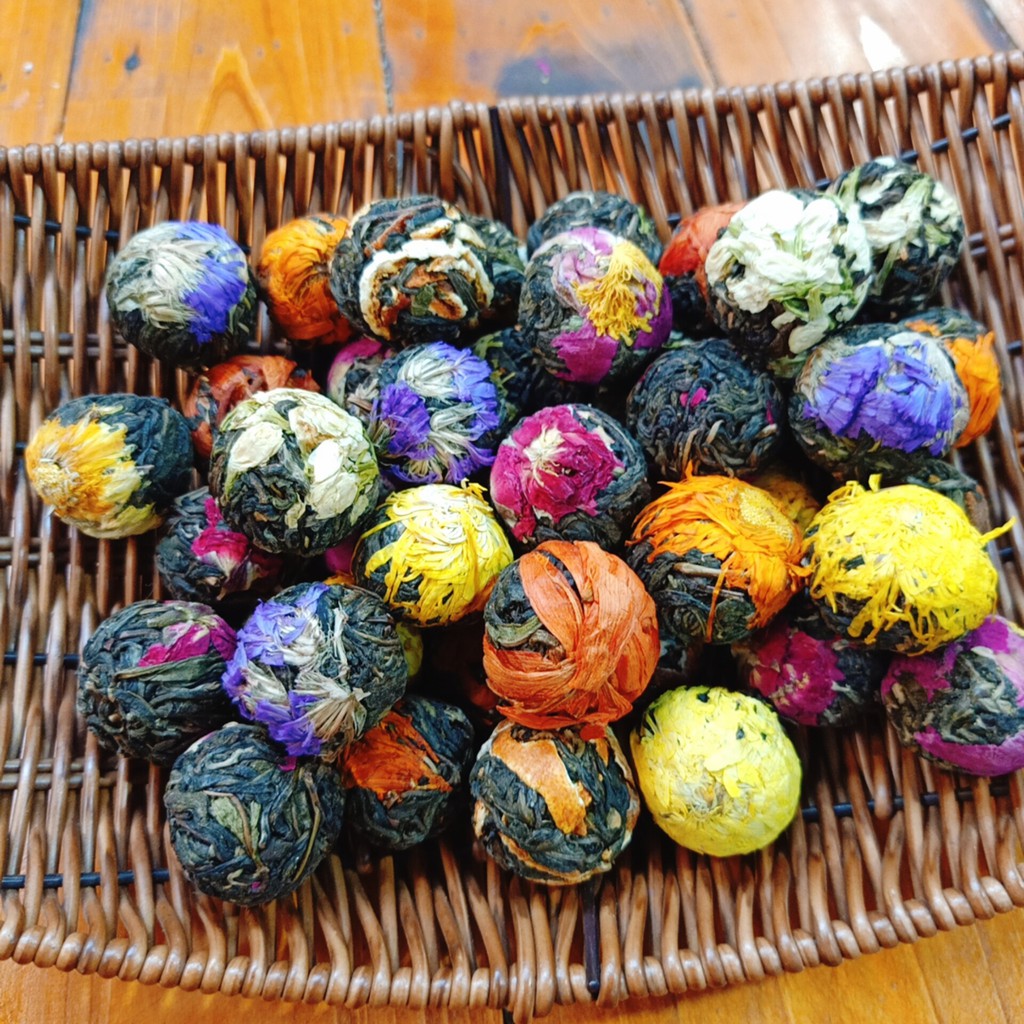 Trà phổ nhĩ Vân Nam (100G), Trà Hoa nở, giảm cân, đẹp da, giúp tinh thần tỉnh táo, xuất sứ từ tỉnh Vân Nam
