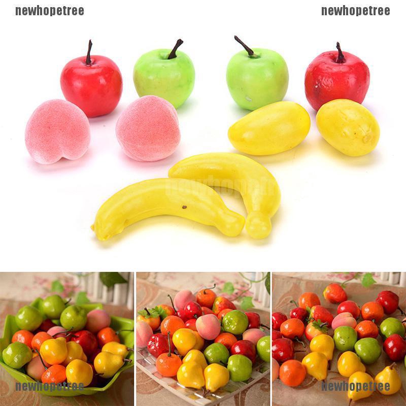 Bộ 10 trái cây nhựa trang trí nhà 3.5-5cm