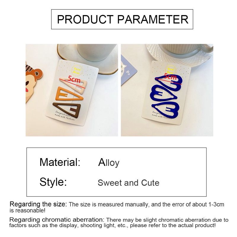 Set 3 Kẹp Tóc Dễ Thương Cho Bé Gái