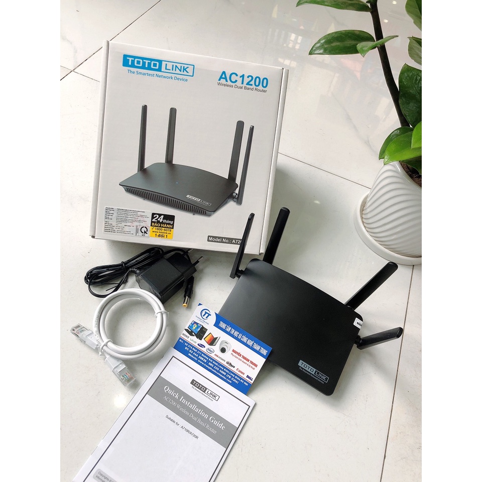 Bộ phát wifi Totolink A720R - Router băng tần kép AC1200