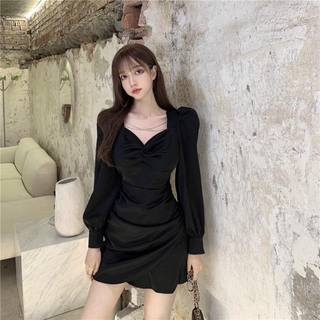 Đầm Voan Dài Tay Thời Trang Mùa Thu 2020 Dành Cho Nữ