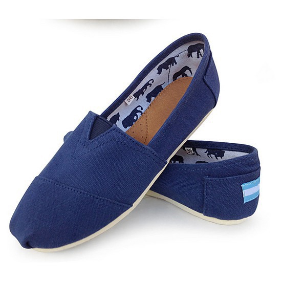 Giày vải kiểu dáng Thomas thời trang cao cấp toms shoes