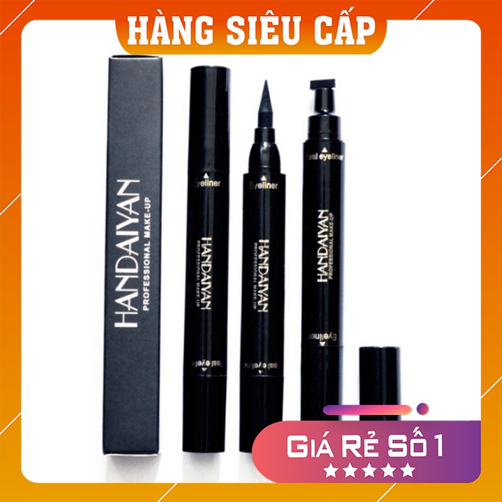 Bút kẻ mắt nước 💕FREE SHIP💕 Bút kẻ mắt 2 đầu chống nước lâu trôi chuyên dụng trang điểm hiệu HANDAIYAN