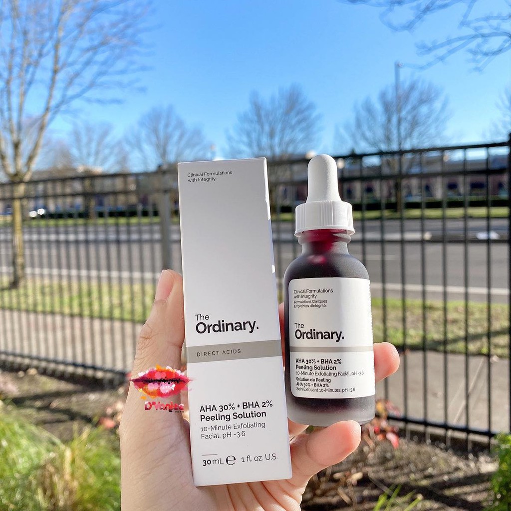 [Bill Sephora US] Tinh Chất Serum The Ordinary AHA 30% + BHA 2% Peeling Solution