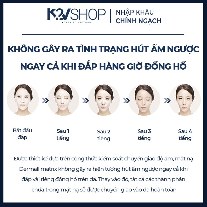 [Mã FMCGMALL giảm 8% đơn từ 250K] Mặt nạ dưỡng trắng da cao cấp Derm all Matrix 35g