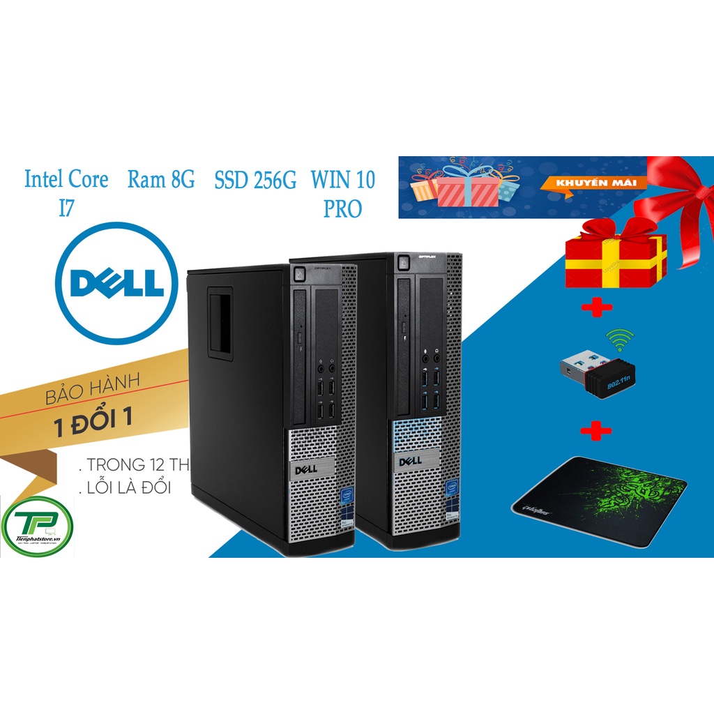 Máy tính Đồng Bộ HP/Dell 790 /7010/ 990/70 Hp 6300/   Core i7. core I5 .core I3 , Hàng Nhập Khẩu bảo hành 1 năm