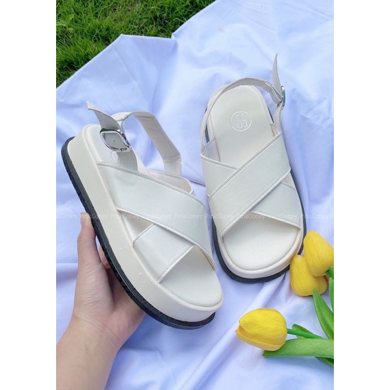 M02  SANDAL quai chéo style Hàn Quốc basic đơn giản dễ phối đồ