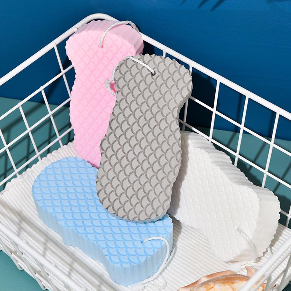 LEISURE Bông Tắm Bằng Bọt Biển Mềm Mại Tẩy Tế Bào Chết Tự Nhiên Cho Người Lớn Và Trẻ Em