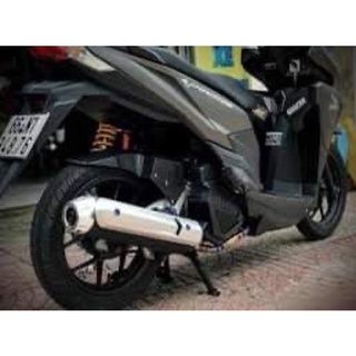 Đít bô nhôm , chụp bô nhôm gắn trực tiếp cho click , vario 2015 -2017 , end muffer for exhuast vario , click
