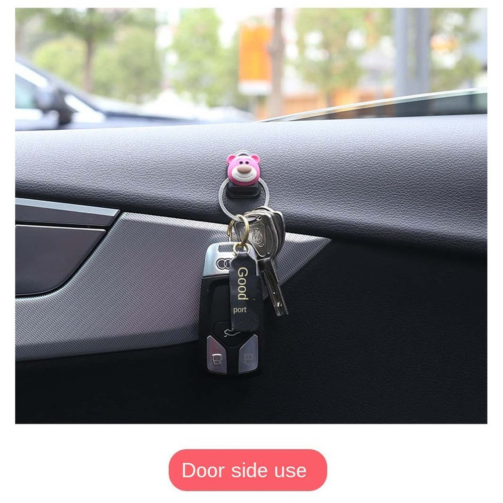 Móc Treo Đồ Đa Năng Kiểu Dáng Hoạt Hình Xinh Xắn Cho Xe Ô Tô