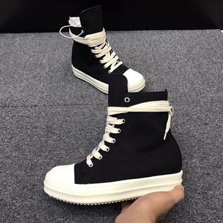 [ Thời trang cao cấp ] Siêu phẩm giày thời trang cao cấp Rick Owen cao cổ đế thơm