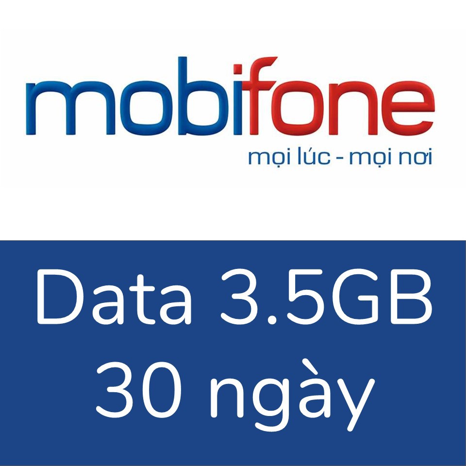 Gói data 3G/4G Mobifone 3.5GB, 30 ngày