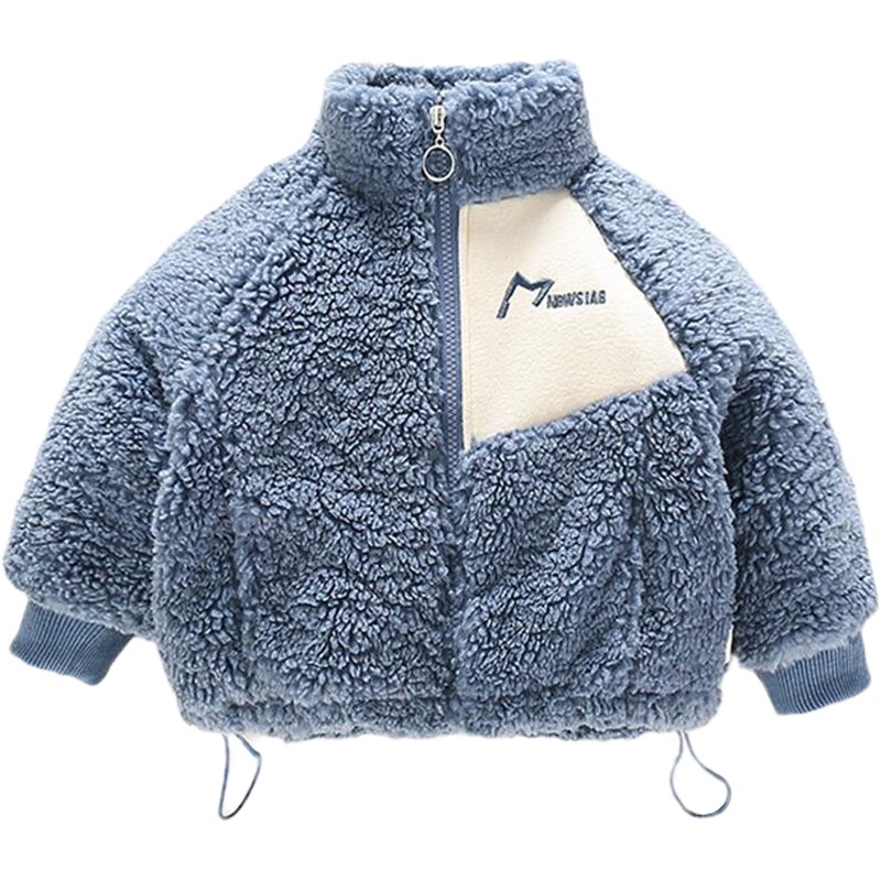 New Autumn And Winter Kids Coat Plus Thick Winter Cotton Sheep Kids