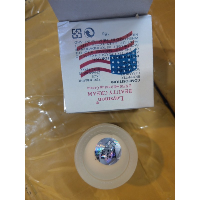 Kem Laysmon Beauty Cream trắng da xoá mụn 15gr