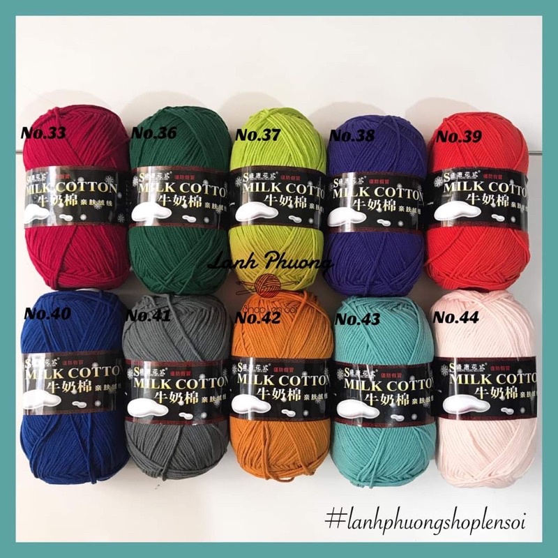 Len milk cotton 125gr