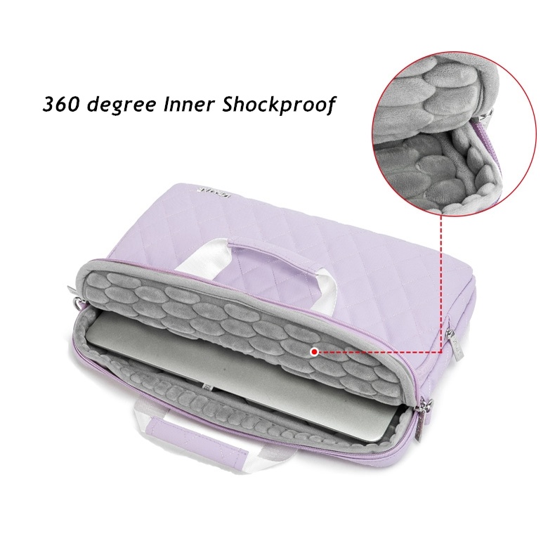 Túi xách laptop macbook KINMAC chống sốc toàn diện, kháng nước hiệu quả size 13-17inch - KM03