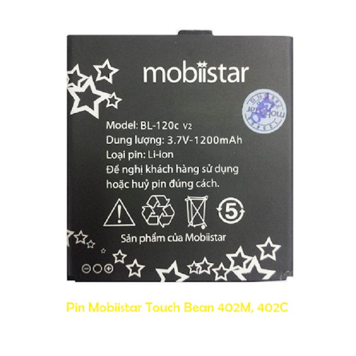 PIN MOBIISTAR LAI 504K E BL-220 ZIN HÃNG