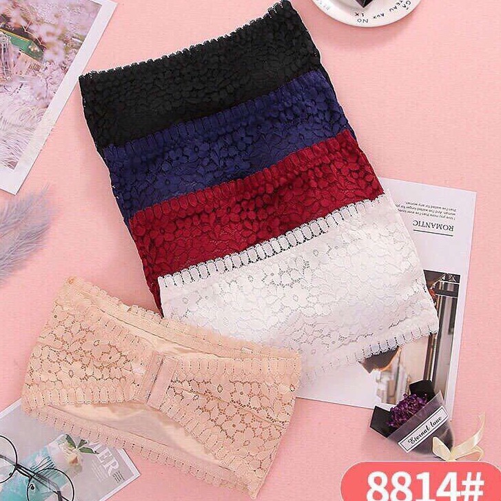 Áo Bra Ren Hoa 💝 FREESHIP 💝 Áo Bra Không Dây TN8814